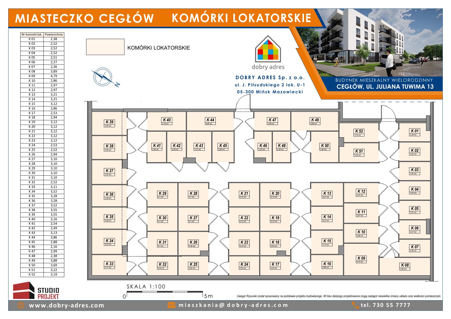 Rzut lokalu K01