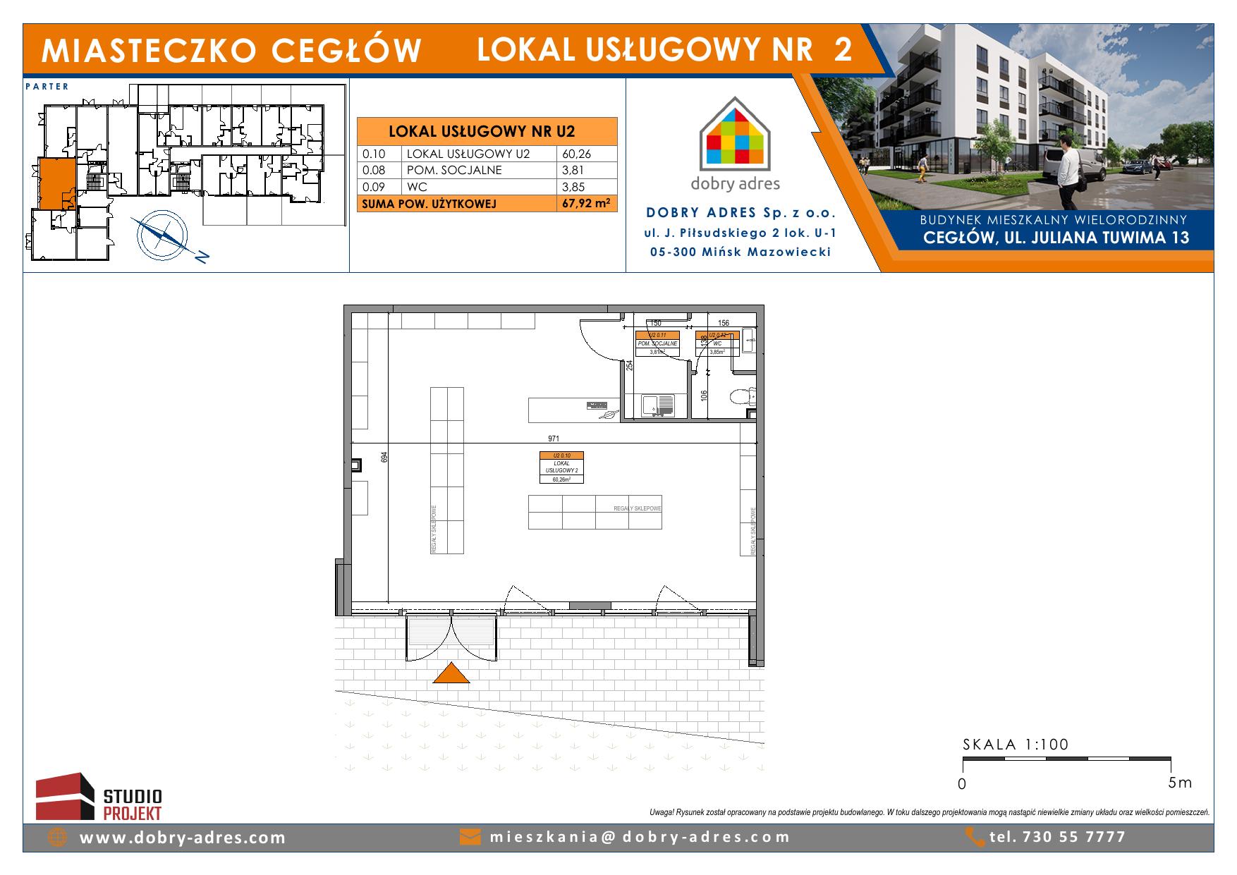 Rzut lokalu U2