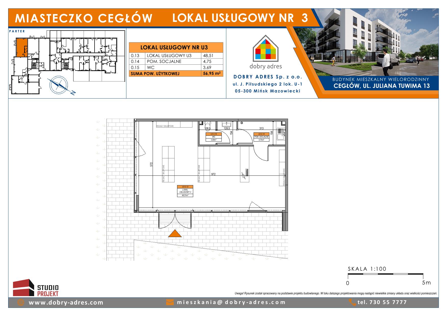Rzut lokalu U3