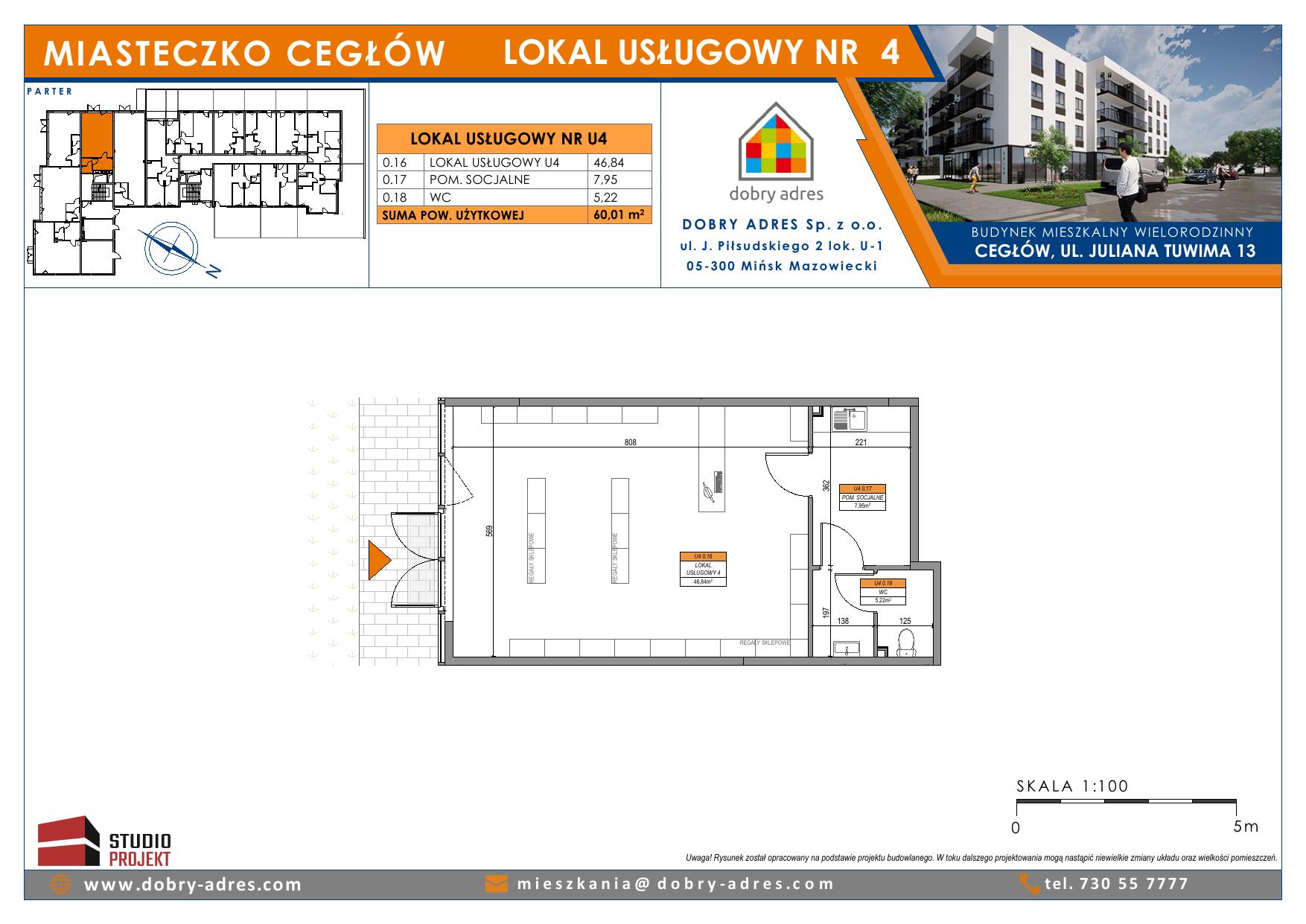 Rzut lokalu U4