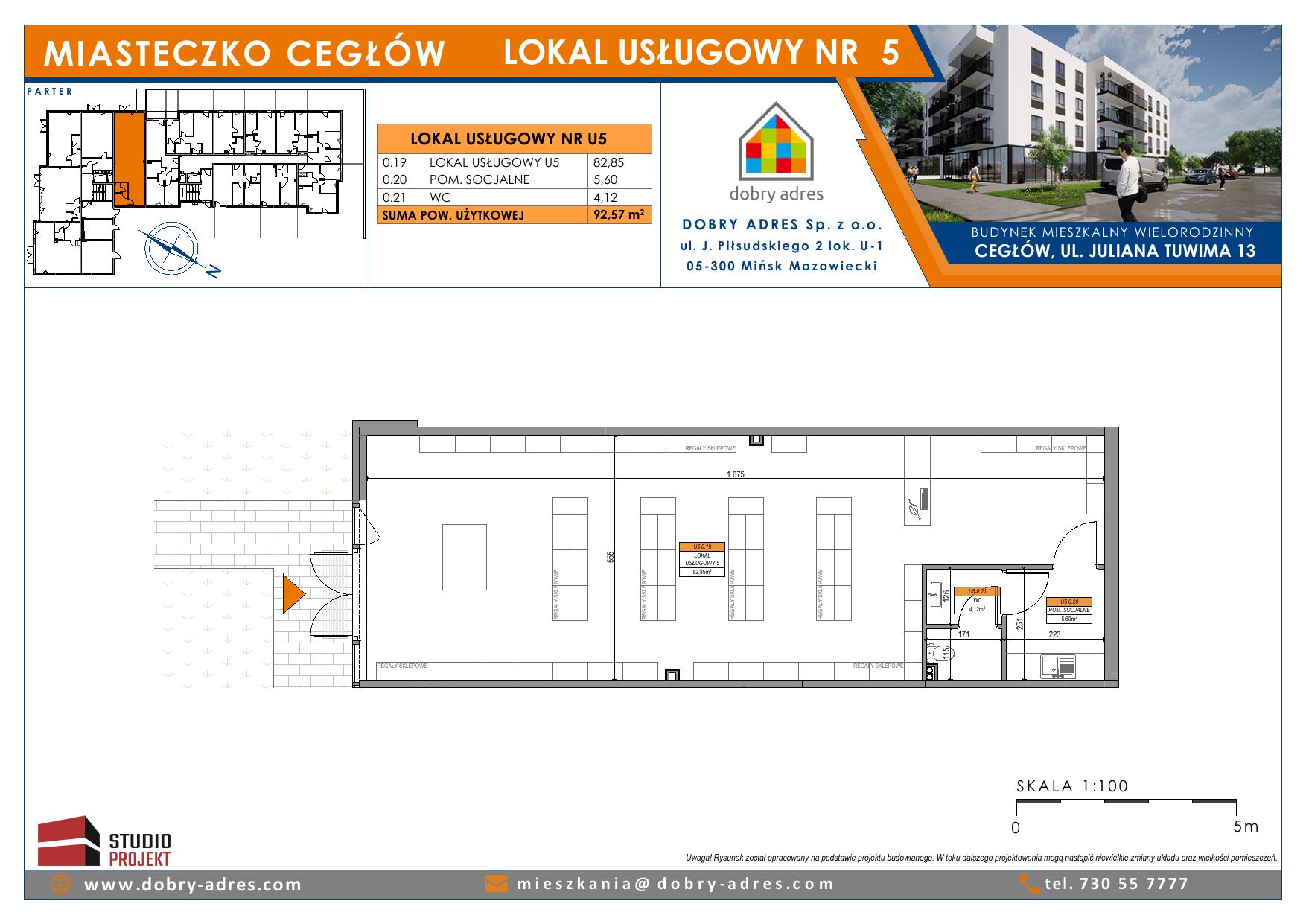 Rzut lokalu U5